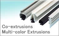 Co-extrusions, Multi-color Extrusions